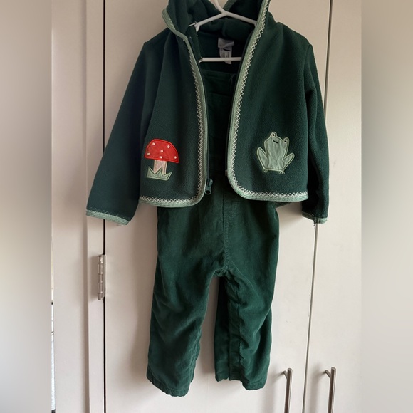 Hanna Andersson Baby Ponderosa Green Microfleece Hooded Jacket, MSRP $69, 2T - Picture 11 of 12